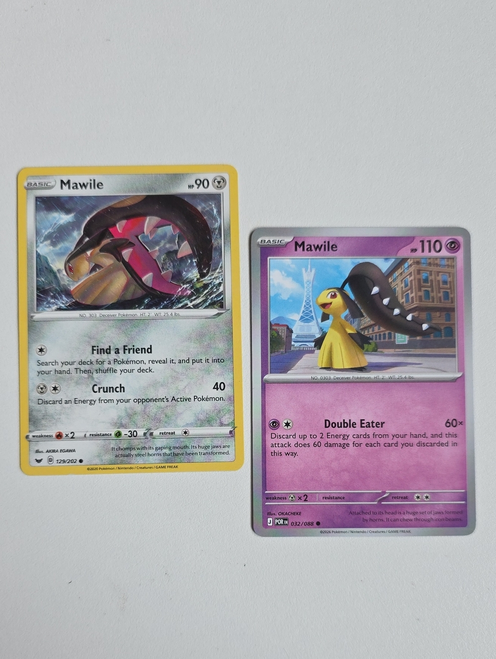 Pokemon Mawile Card